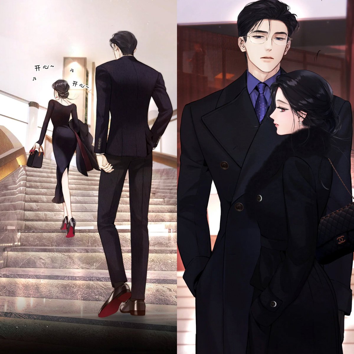 haerusb's tweet image. The most expensive looking manhua couple. Their mugs are insane😫