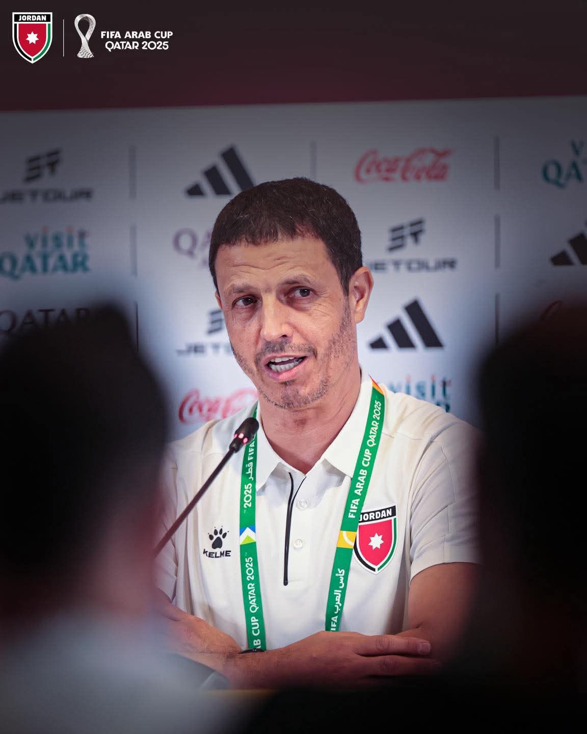 مدرب المنتخب الوطني يؤكد الجاهزية للقاء الكويت بكأس العرب #بترا 