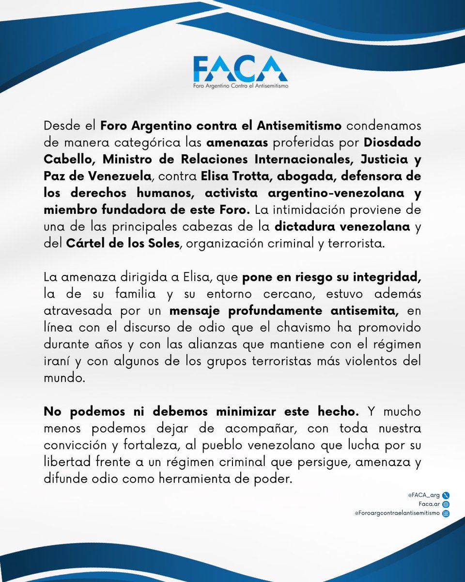 Foro Argentino Contra el Antisemitismo tweet media