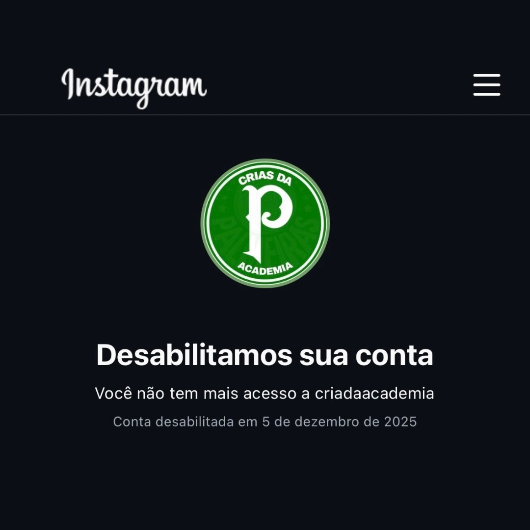 Nossa conta principal no Instagram foi desativada permanentemente, e, infelizmente, não conseguimos reverter essa situação, mesmo contestando com documentos. 

Mediante ao ocorrido, decidimos parar com o projeto “Crias da Academia”. Queremos agradecer profundamente a todos que