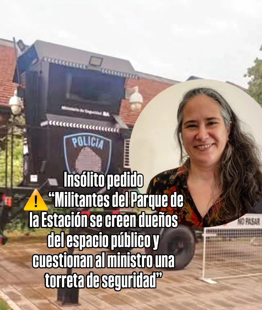 Insólito pedido
⚠️Integrante del colectivo Parque de la Estación le reclamo al ministro de Seguridad por la instalación de una torreta de prevención "sin previamente solicitar permiso al grupo de militantes"
El jueves 4 de diciembre se efectuó en San Cristóbal el encuentro