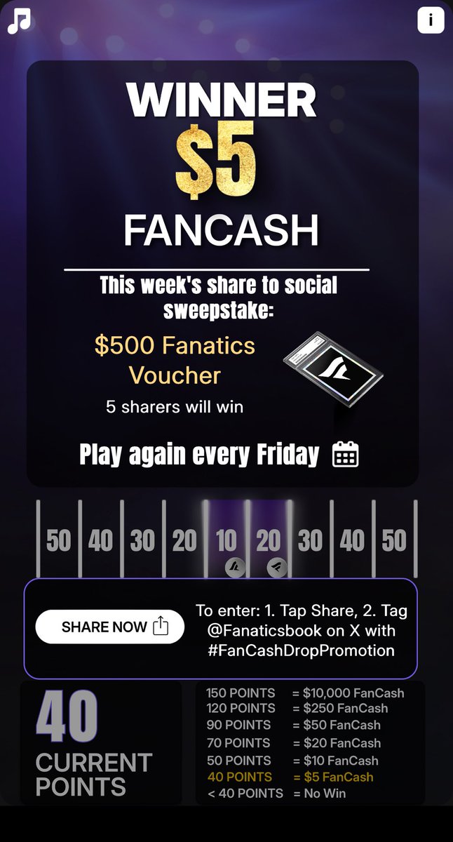 OmarIrizarry's tweet photo. Play the #FanCashDropPromotion today

 https://t.co/cSqNp8pLd8 https://t.co/jPGv5L1JE6