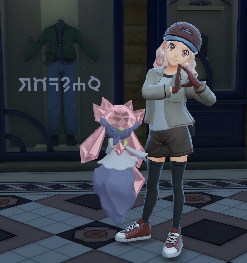 favo__0's tweet photo. 髪型が同じでもコーデによって雰囲気がらっと変わるから楽しい
親分バンギラス大きすぎる
#ポケモンZAコ��デ 
#PokemonLegendsZA https://t.co/oyQNKiIZXD