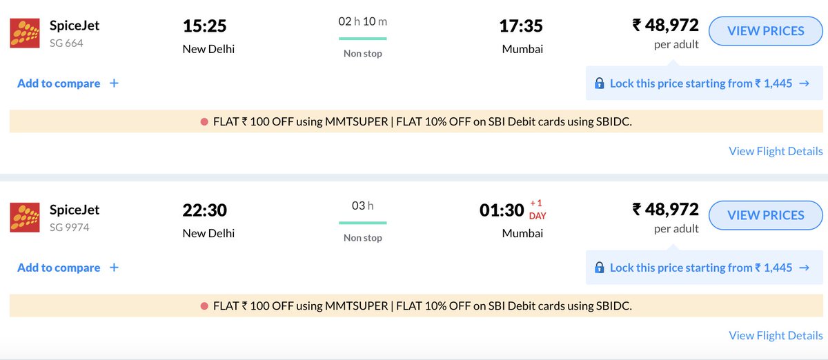amitbehalll's tweet image. Is this for your business or just for your convenience?

Honestly, the price for these flights should be around ₹5 to 7k, not more than that.

Also, if you can arrange an extra flight at this time, why can’t you operate normally on regular days?

#flights  #SpiceJet #Indigo