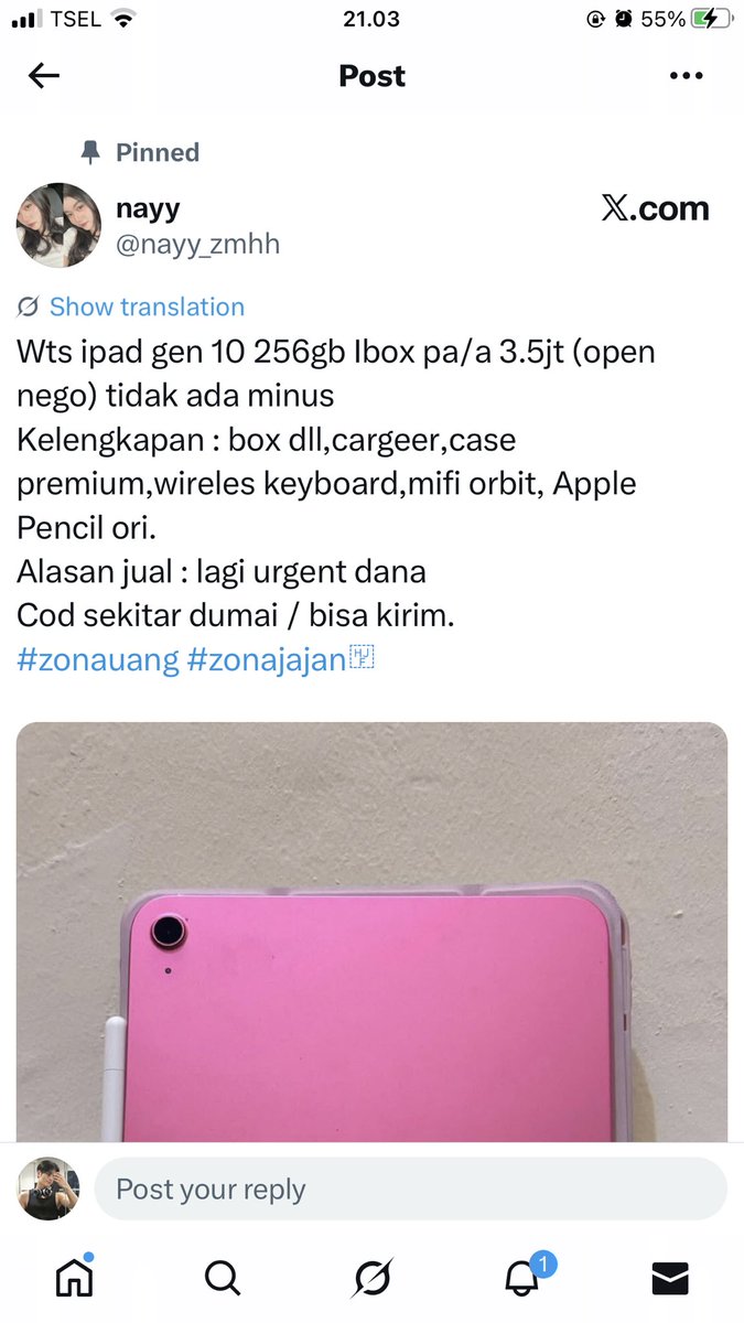 r_r_sarah's tweet image. guys bantu up..⚠️
dia penipu anj 1.8jt aku lenyap
Aku udah beli ipad dia tanggal 3 desember tpi hari ini dia masang lagi iklan nya

waktu aku tanyain dia gajelas.
 Tolong bantu up

NAJIS LO @nayy_zmhh