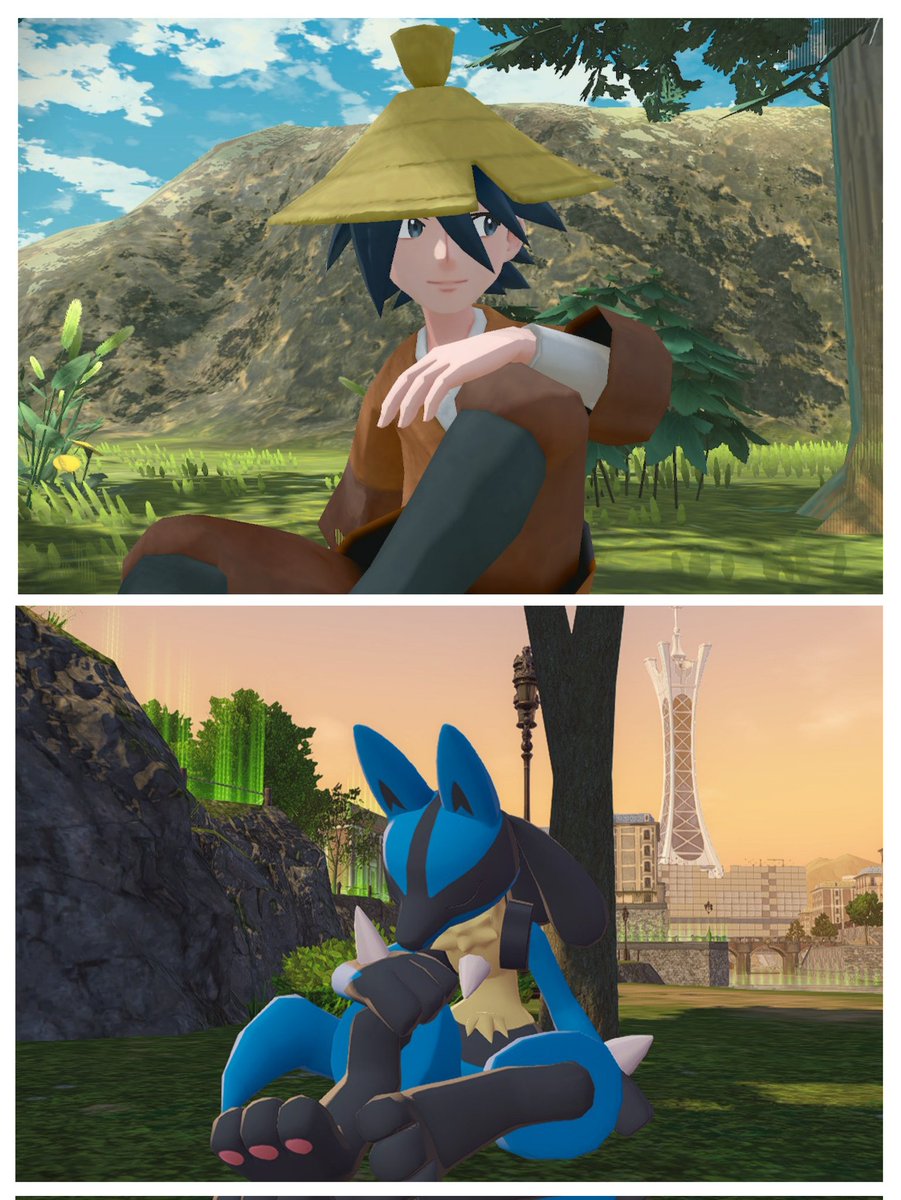 同じ座り方してる‼️
ルカリオガチ勢とはこのこと

例の石マニアも休憩する時はメタグロスのように四つん這いなのかも分からない