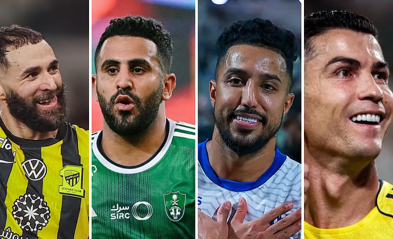 دوري روشن السعودي يعيد تشكيل خريطة الجوائز العالمية في غلوب سوكر 2025. قائمة جوائز "غلوب سوكر" تضع المنطقة العربية في دائرة الضوء مع ترشيحات 2025. فتح باب التصويت للجماهير لمتابعة الحفل المرتقب في دبي. أبرز المرشحين من دوري روشن: كريستيانو رونالدو، كريم بنزيما، رياض 