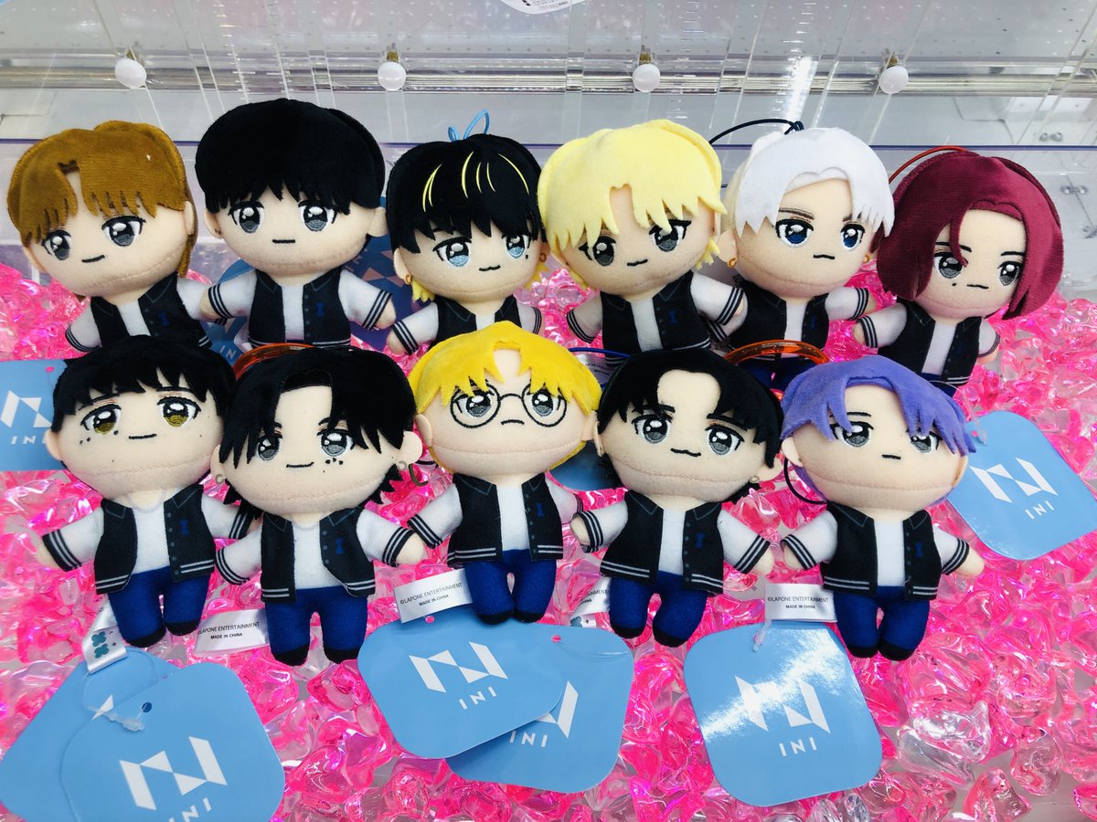 GIGO INI トート　ポーチ　ぬいぐるみ　6点セット 景品情報】 『INI マスコットぬいぐるみ』 『LAPONE