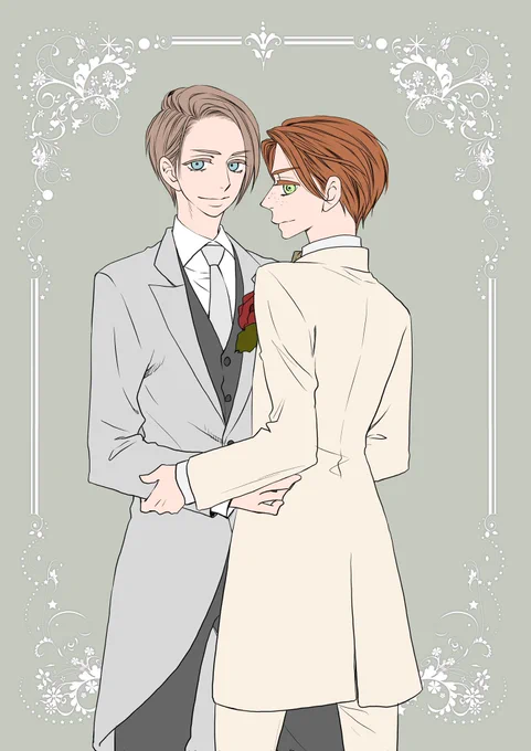 男装お姉さんと男装お姉さんの百合漫画良かったら読んでください