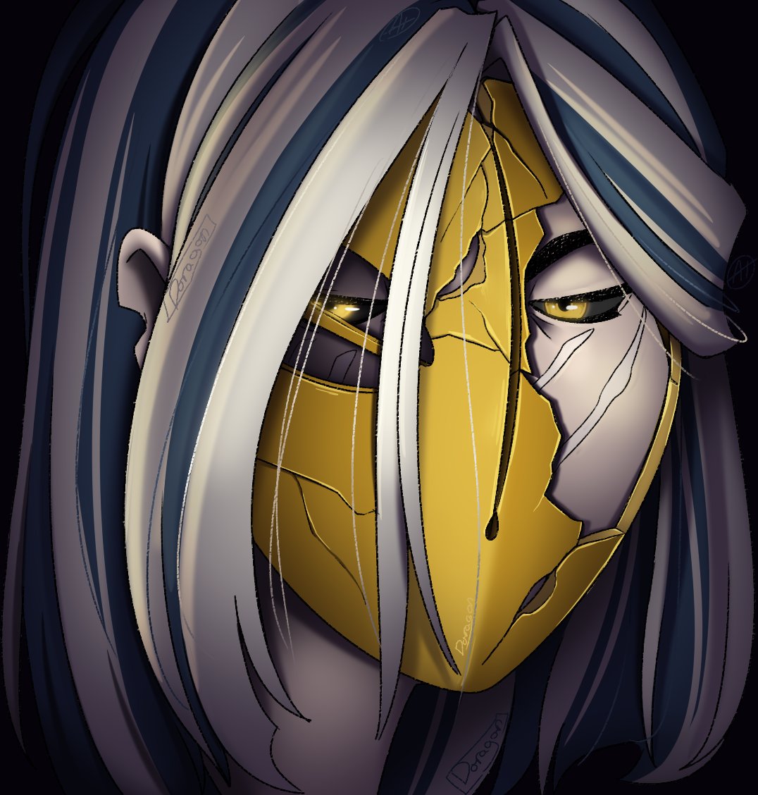 Doragon_LW's tweet photo. Alva with a broken mask https://t.co/46zcfnsemM