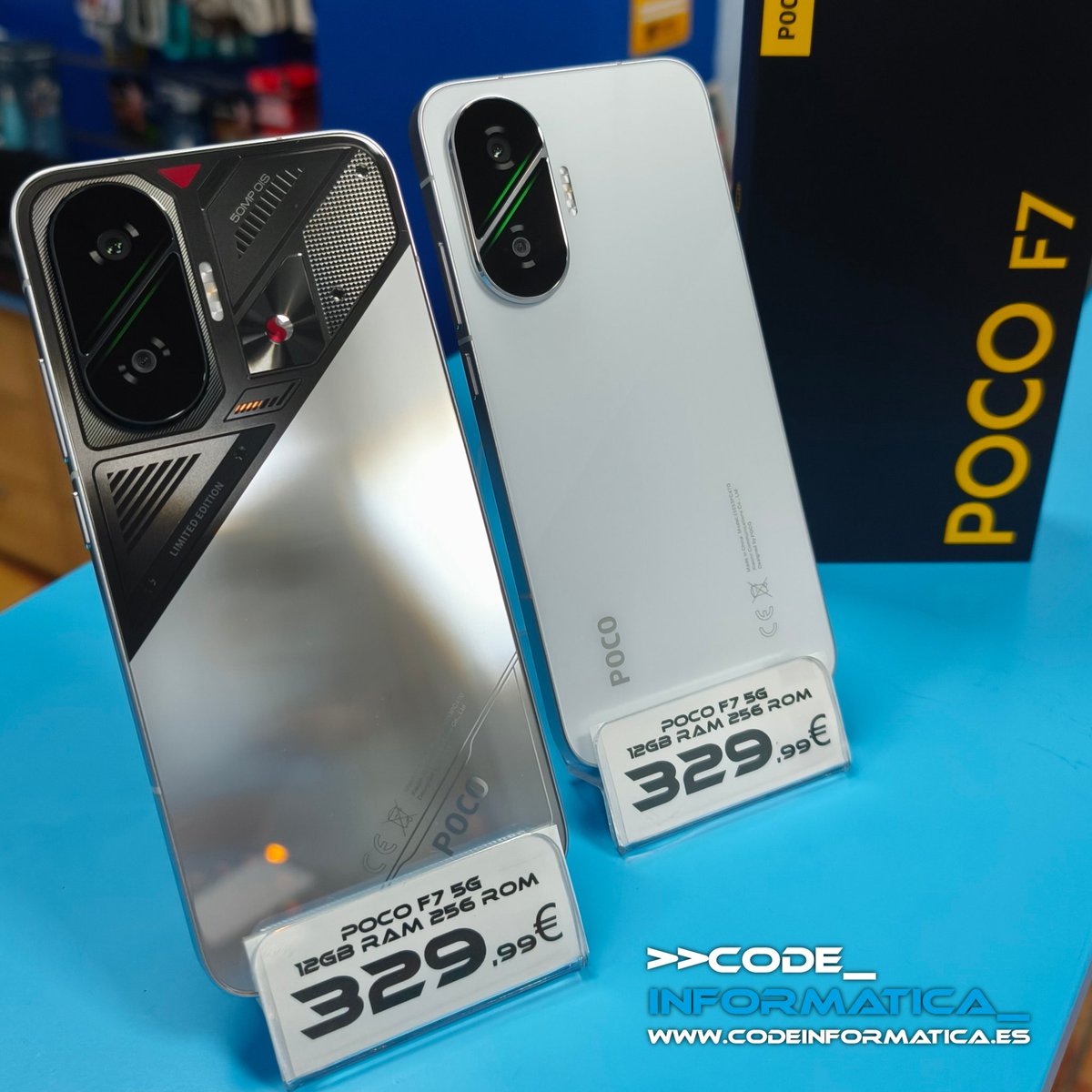 codeinformatica's tweet photo. El móvil más equilibrado que recuerdo en mucho tiempo. #PocoF7 de #Xiaomi 
#Potencia #Camara #Diseño https://t.co/Njh0lQsmQk