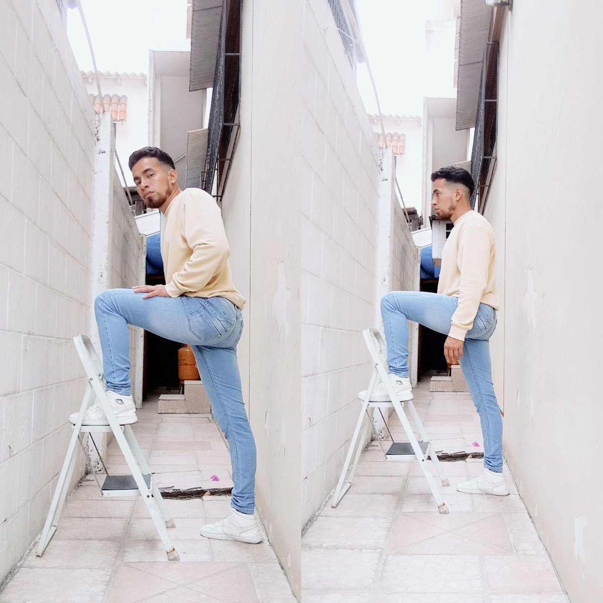 Bruno96E's tweet photo. #escaleras 

#pompis #booty #inshot #collage #sexy https://t.co/PUxpPEvKUN