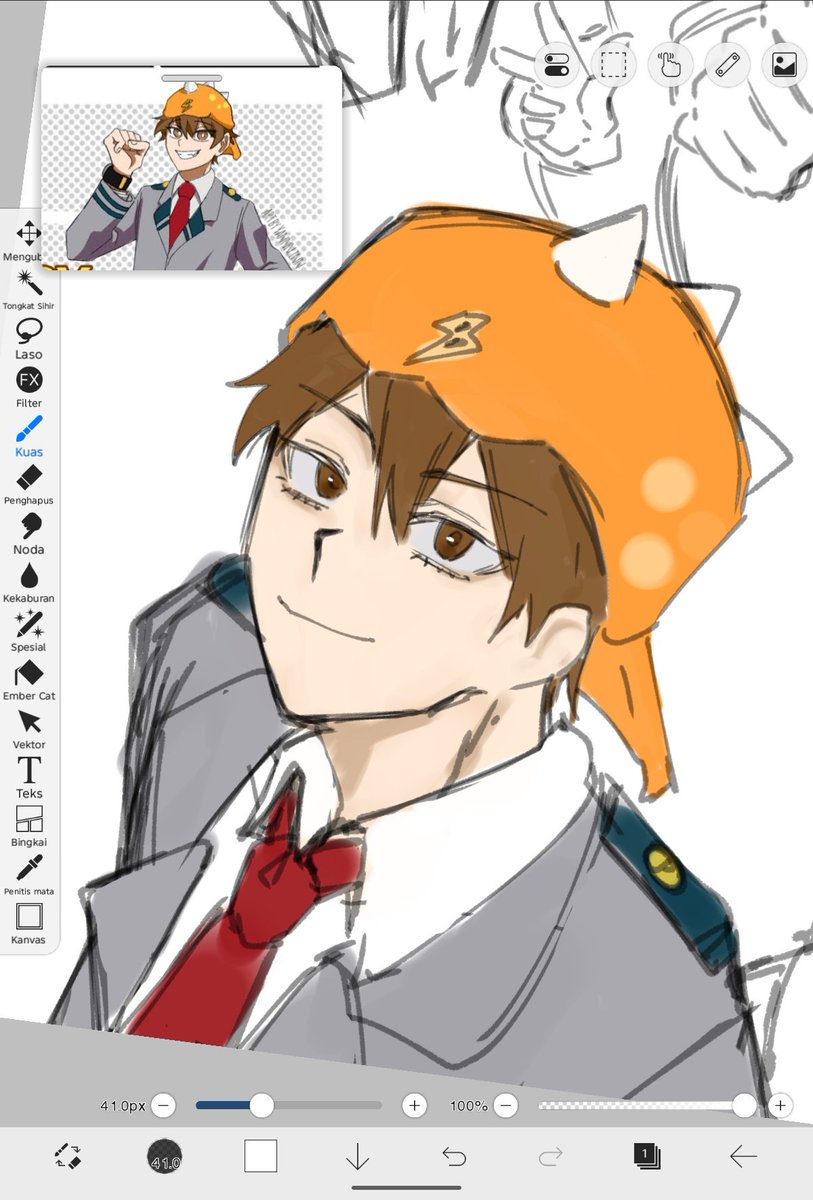 Yannn_Inn's tweet image. Boboiboy in U.A uniform
Bnha×BBB AU