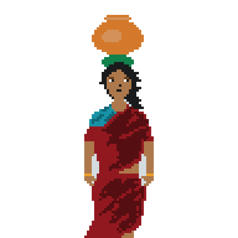 pakpixelart's tweet photo. The Pot On the Head Of Women Is Called " Mange" in which these people fetch Water For Drinking
#NFTs #NFTCommunity #NFTdrops #nftcreation #opensea https://t.co/iOp3WMRLxx
