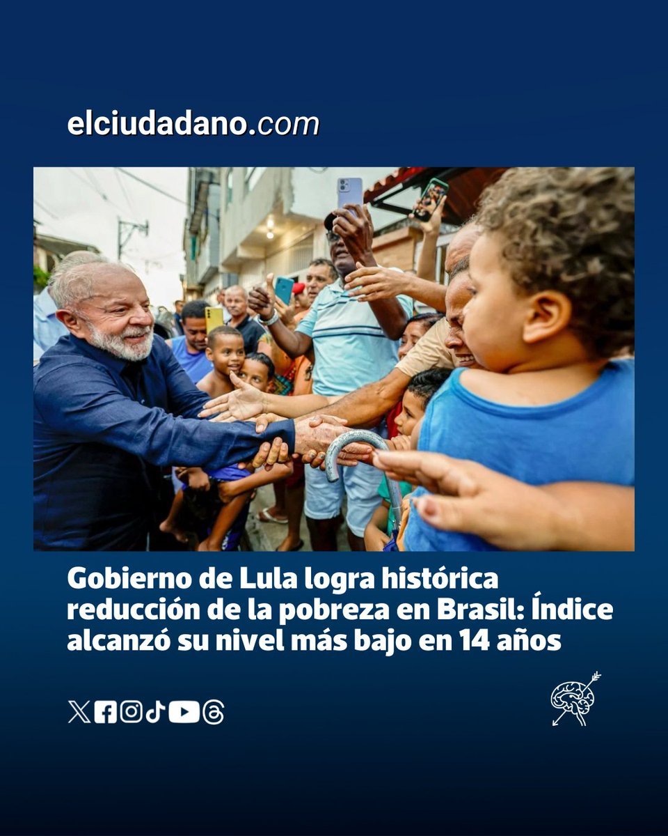 El_Ciudadano's tweet photo. Instituto Brasileño de Geografía y Estadística (IBGE) asoció esta histórica reducción a 2 factores: la recuperación del mercado laboral y el mantenimiento de prestaciones sociales, como el "Programa Familia". El informe también muestra que la pobreza en el país afecta más a los trabajadores informales. 

Leer más https://t.co/iOTcqDDOYa