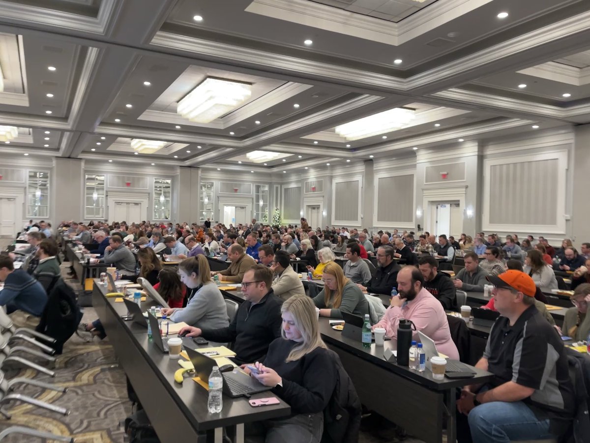 A full house this morning for the professional conduct session for attendees.