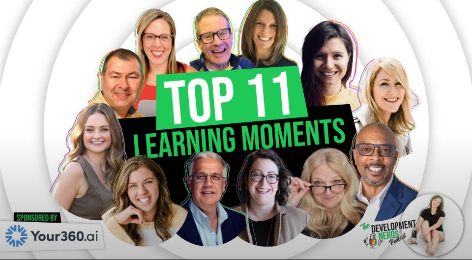 I made the list of the “Absolute Best Moments from 2025” of the highly rated Development Nerds podcast. 

They pulled the Top 10 Best Learning Moments, plus one bonus they just couldn’t leave out.

What an honor to be included 🤠❤️

Check it out: 
open.spotify.com/episode/3cygbC…