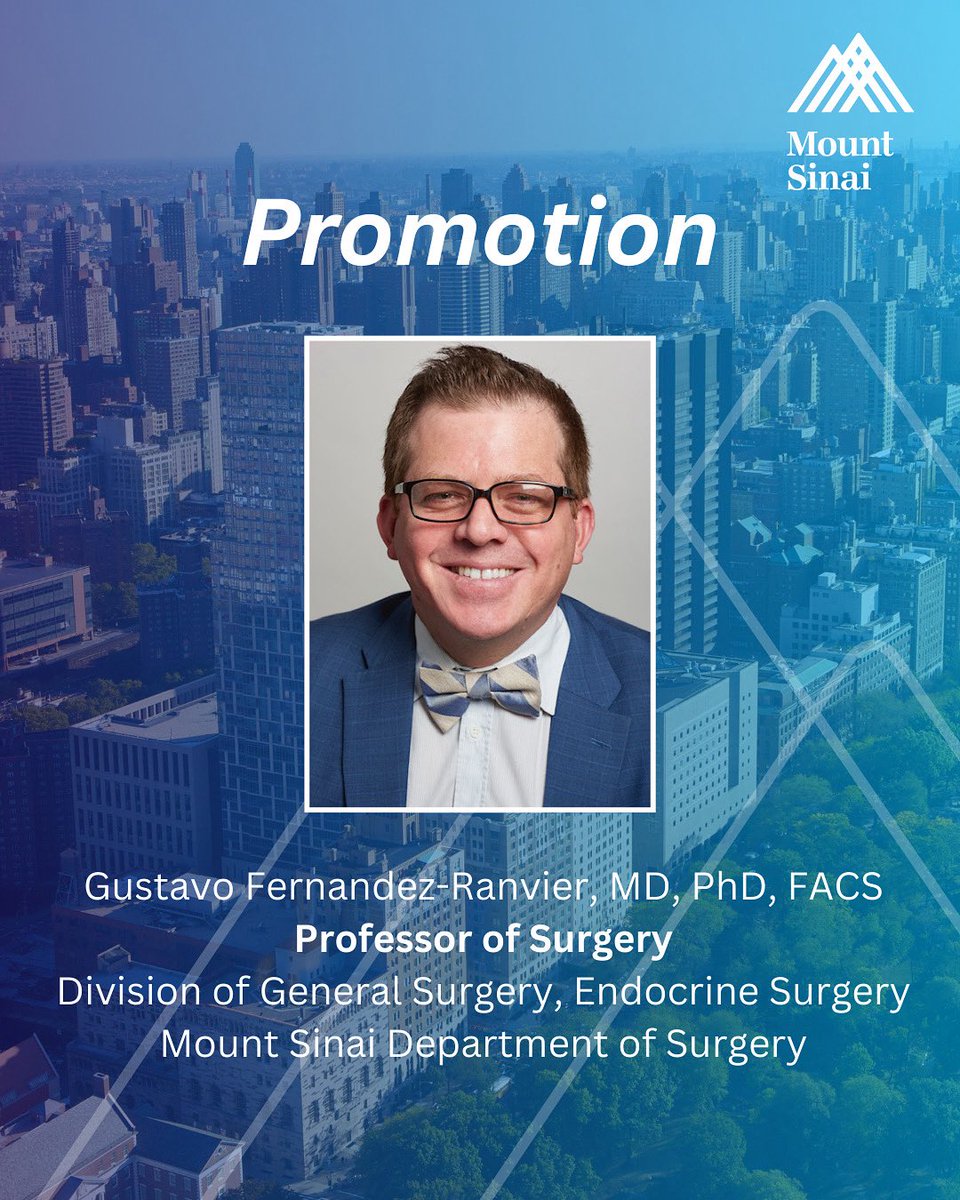 Mount Sinai Surgery tweet media