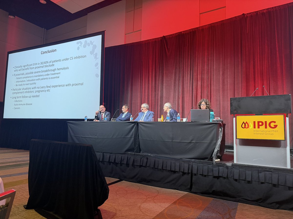 emmamgroarke's tweet image. Great discussion with experts on complicated #PNH cases at the #ASH25 #IPIG symposium. Still many unknowns! #ASHScavengerHunt