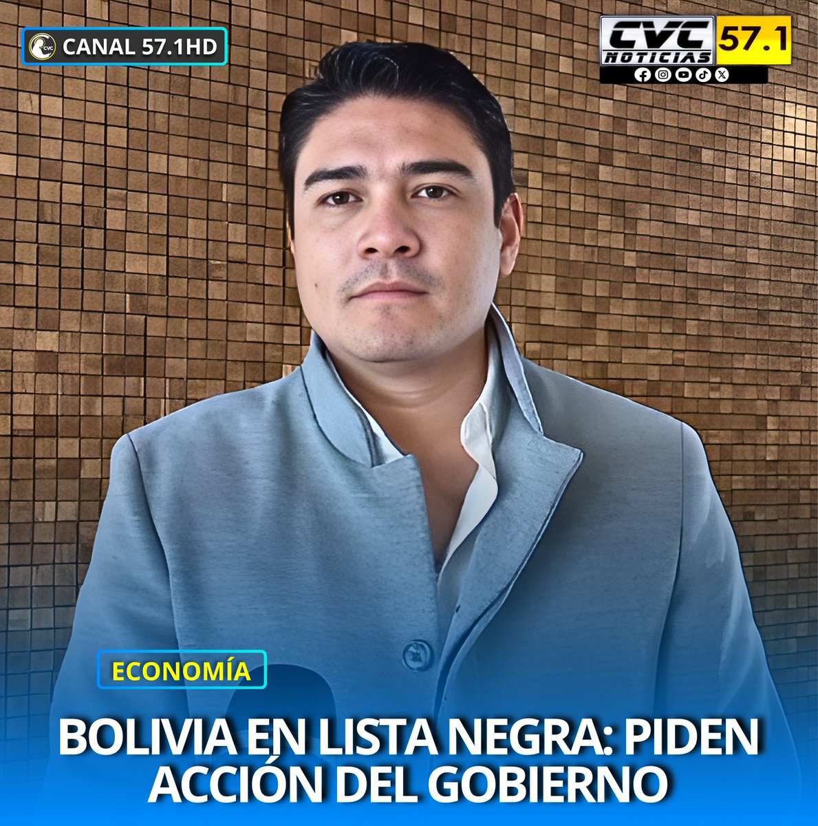 CVC_ElAlto's tweet photo. Ante la inclusión de Bolivia en una lista negra de Europa relacionada con el lavado de dinero, el diputado David Montaño señaló que el Gobierno debe realizar las gestiones necesarias para retirar al país de esta situación.
#CVCInforma #cvc57 #Economia #lavadodinero #Bolivia https://t.co/fOYkeQHxhf