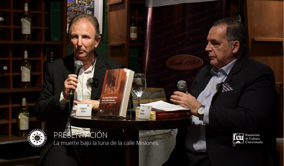 «La muerte bajo la luna de la calle Misiones», del autor <a href="/EdgardoEttlin2/">Edgardo Ettlin</a> , fue presentado por <a href="/diegofischer14/">Diego Fischer</a>  el pasado 25 de noviembre en Cava Privada.

¡Agradecemos a los asistentes por su participación!