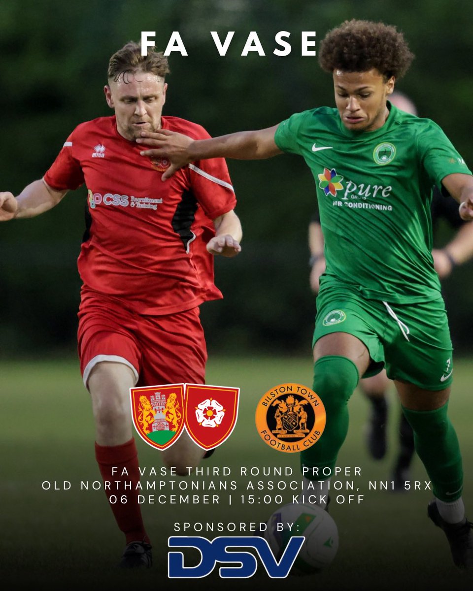 ONChenecksFC1's tweet photo. Both senior sides in action tomorrow, with a huge FA Vase clash at Billing Road for the first team! 🏆

Meanwhile the ressies are in league action away to Rothwell #UpTheChens https://t.co/KAOv6OESIn