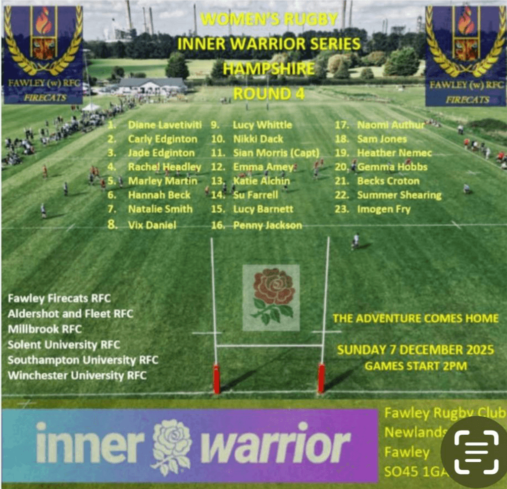 Inner Warrior Women's League #Pitchero
pitchero.com/clubs/fawleyrf…