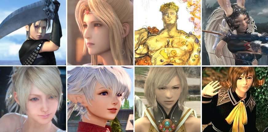 DistantEchoesRP's tweet photo. Distant Echoes is an 18+ Final Fantasy Roleplay server that combines the FF worlds similarly to Dissidia. If you're interested in joining, we'd be happy to welcome you!  

Here are this month's most requested characters!    

#FFRP #FinalFantasyRP #MVRP https://t.co/EZDY9GpUii