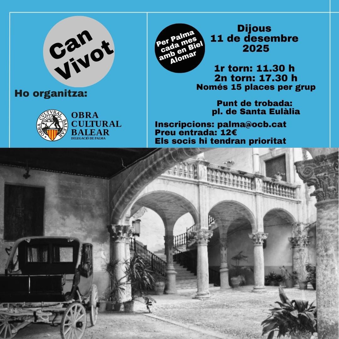 Mallorcat's tweet image. La sortida de #desembre25 que proposam des de #PerPalmaCadaMes és aquesta👇