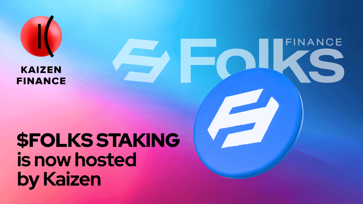 kaizen_finance's tweet image. 🤝 Kaizen Finance x @FolksFinance Partnership

$FOLKS staking is now available via Kaizen with:

- 30% APY
- 30-day lock

If you&apos;ve been tracking the $FOLKS launch with us, this is your moment.

Jump in: projects.kaizen.finance/folks-staking/