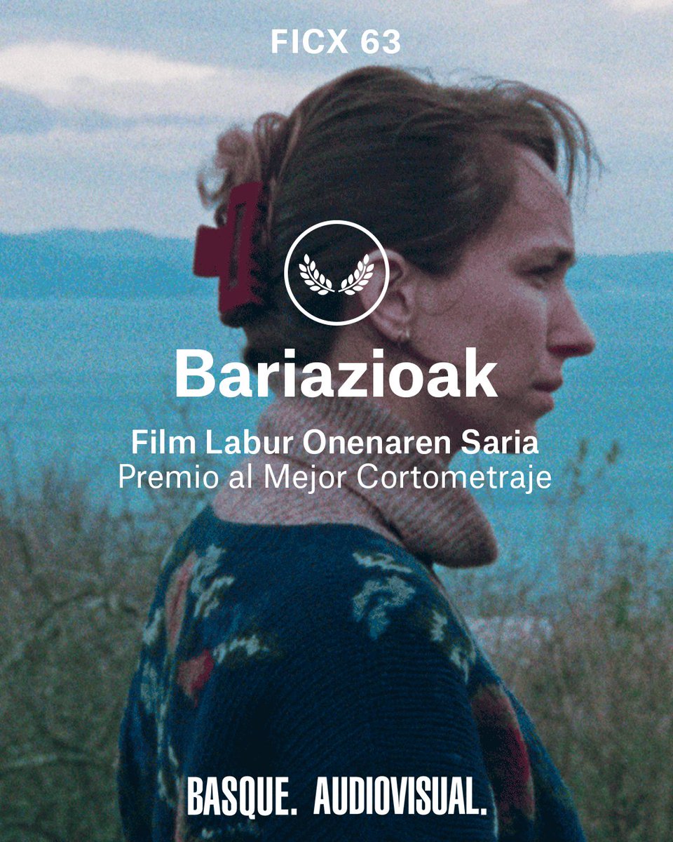 ‘Bariazioak’, cortometraje de Lur Olaizola, ha sido galardonado con el Premio a Mejor Cortometraje de la competición “La Noche del Corto Español” en el 63.º Festival Internacional de Cine de Gijón.

✨ Una obra sensible que sigue creciendo y encontrando nuevos públicos

Zorionak!