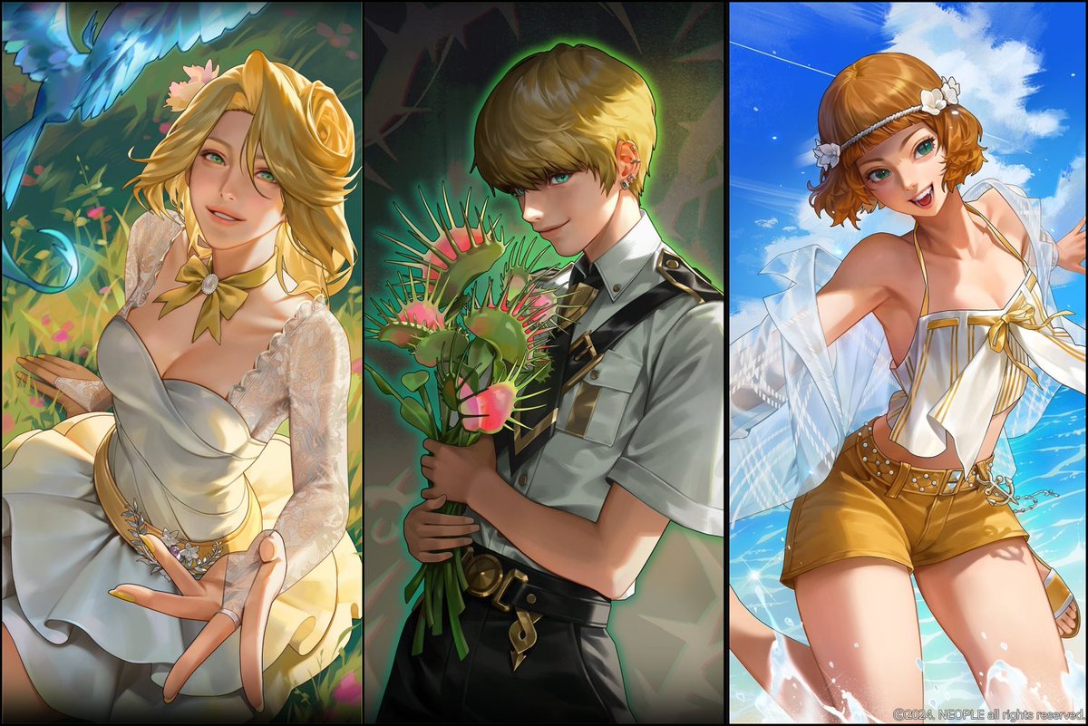 삼식물 갠적으로

드니스 봄
플로리안 여름(날씨: 비
미아 가을
이 어울린다고 생각함

먀 일러는 여름이지만 암튼요