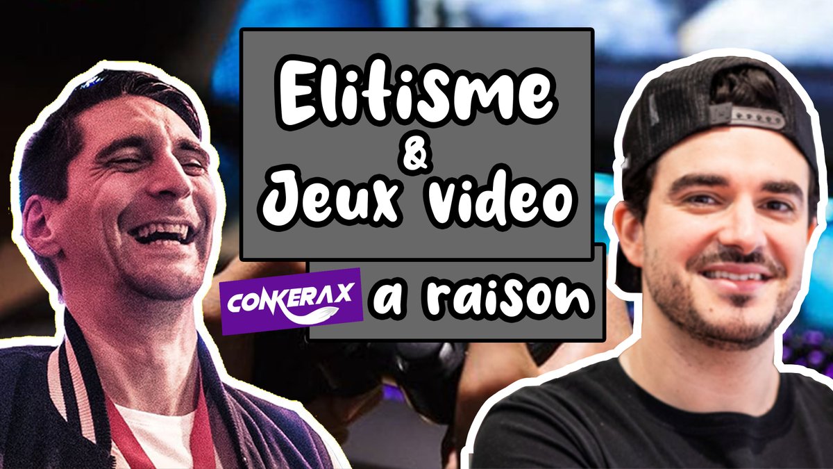 Nouvelle video long format je reagis a la video de Conkerax sur l'elitisme dans le jeu video youtu.be/yWJIe533Yu4