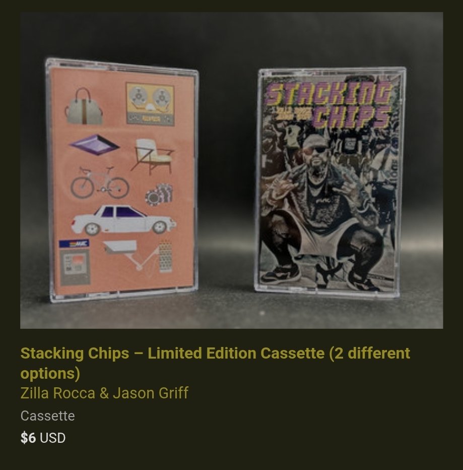 INSRecordings's tweet photo. Today only! 

Best price ever

Griff/Scorcese Midnight Express Red Splatter vinyl $12
Zilla Rocca &amp; Jason Griff Stacking Chips cassettes $6
Alaska &amp; Jason Griff Human Zoo CDs $5

All three $23 

https://t.co/XgBbwRhjf3 https://t.co/v80TEmlf81