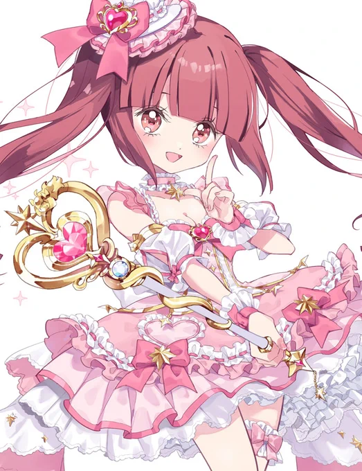 使い魔の邪神ちゃんはどこに!? 拡大したからステッキよく見てみてー。