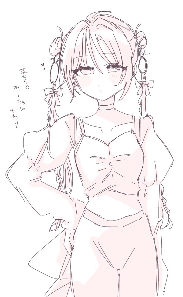 ⭐️もちです まちちのみーちゃん最強すぎて描いた