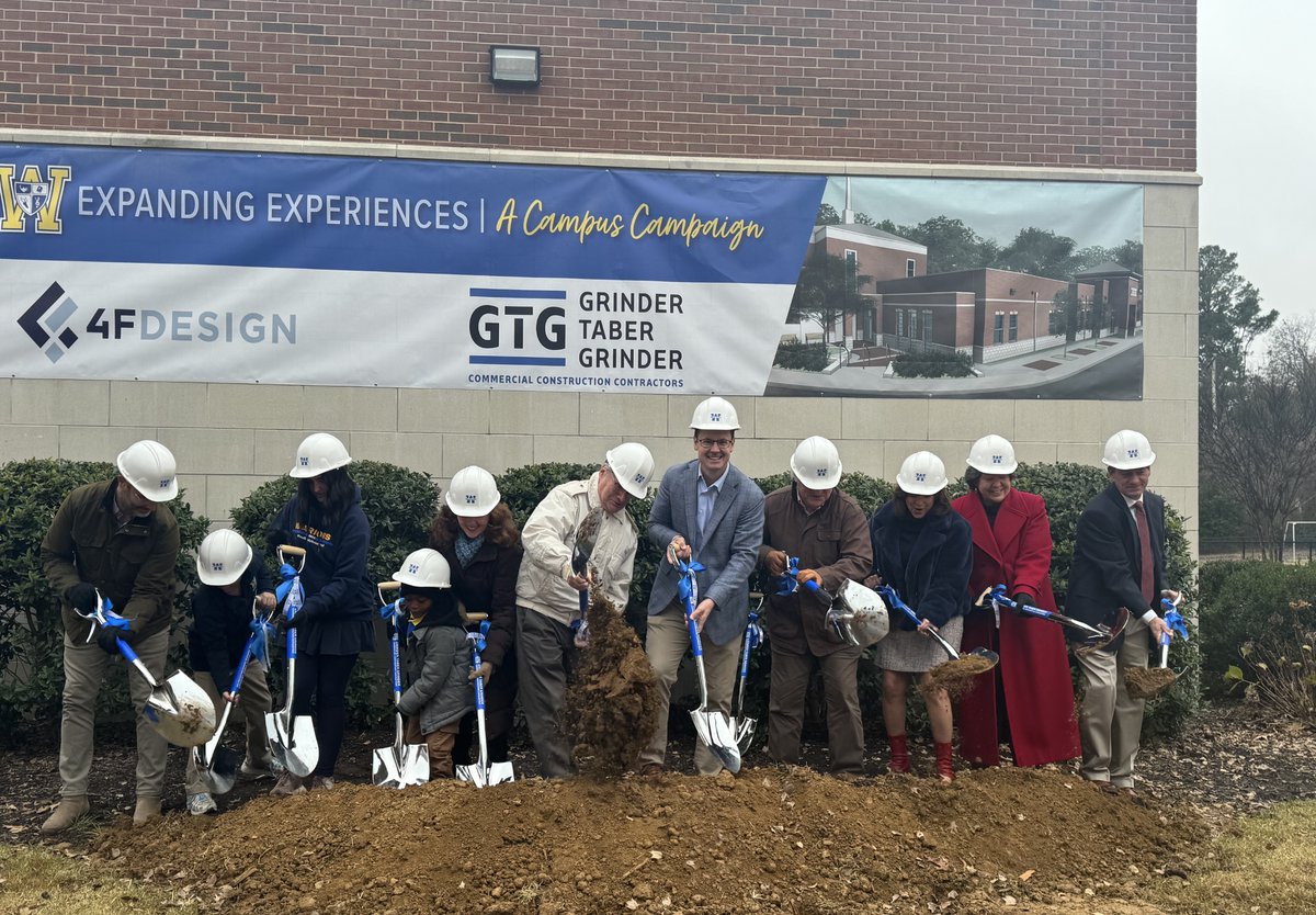 Big things are underway at <a href="/wpsmemphis/">Woodland Presbyterian School</a>! 
Our team attended the groundbreaking ceremony for the upcoming campus expansion, joining the community in celebrating the start of an exciting new chapter.

#GrinderTaber #construction #commercialcontractor #newconstruction