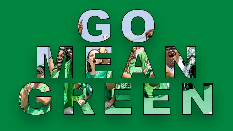 UNTsocial's tweet image. This Mean Green Friday, we’re locked in. 

Go Mean Green.

Beat. Tulane.
