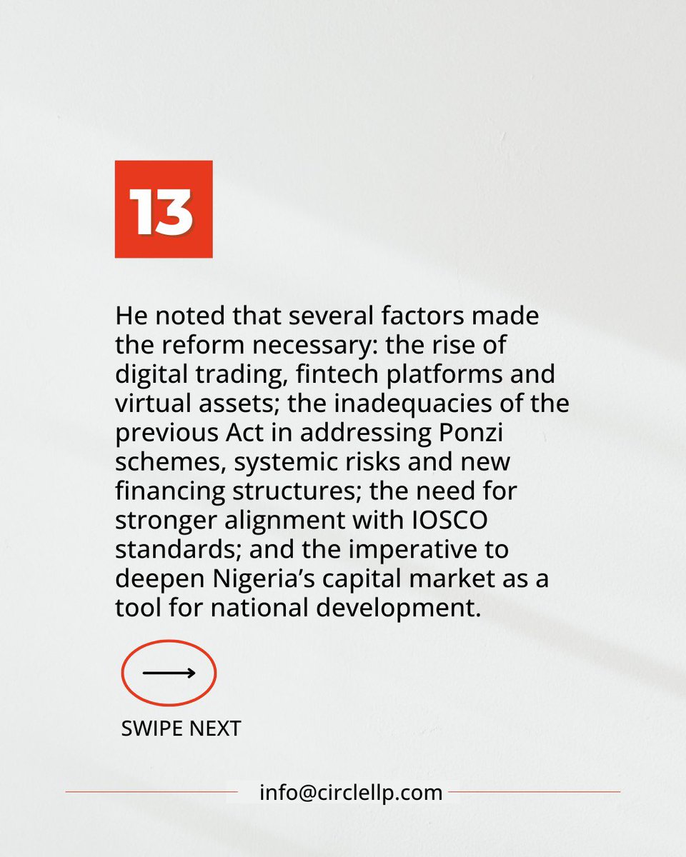 CircleLLP's tweet photo. Swipe to learn more. 

#CircleLLP #SECNigeria #Policy https://t.co/VKTnmwexms