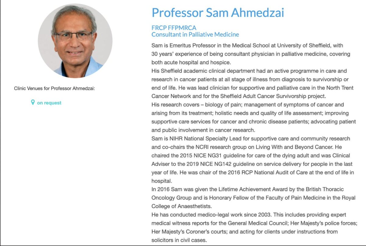 MaajidNawaz's tweet image. BREAKING MIDAZOLAM INQUEST:
One of the country’s leading palliative care experts, who chaired and wrote the UK’s national palliative care guideline NG31, Professor Sam Ahmedzai declares under oath that Derek Dimmock’s CAUSE OF DEATH was a MIDAZOLAM OVERDOSE caused by the doctors…