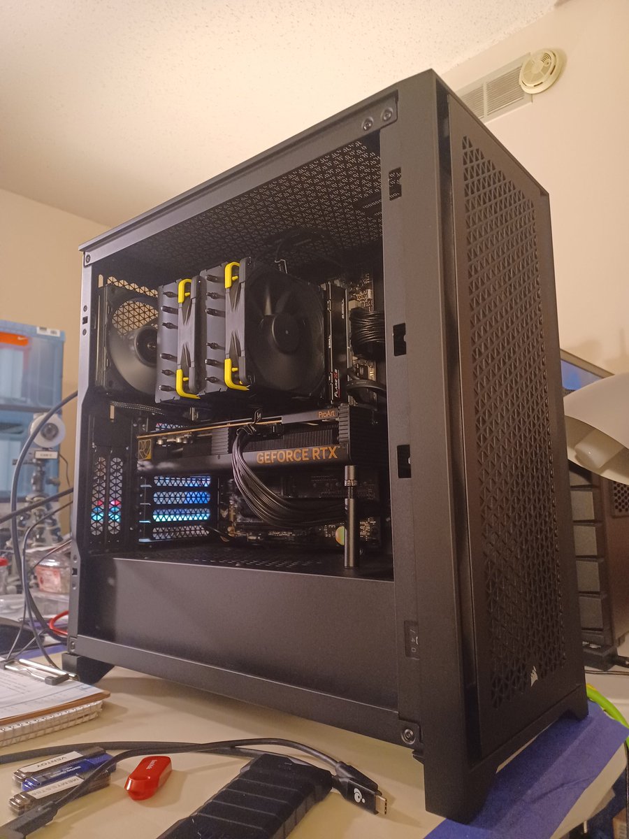 I'm slightly downgrading my PC for energy efficiency and more desk space.

Ryzen 9 7950X > Ryzen 9 7900X3D

X670E Taichi Carrara > TUF Gaming X870E-Plus Wifi7

RTX 5090 > RTX 4080 Super

PRIME TX-1600 ATX 2.x > FOCUS GX-1000 ATX 3.1

Torrent > iCUE 4000X RGB