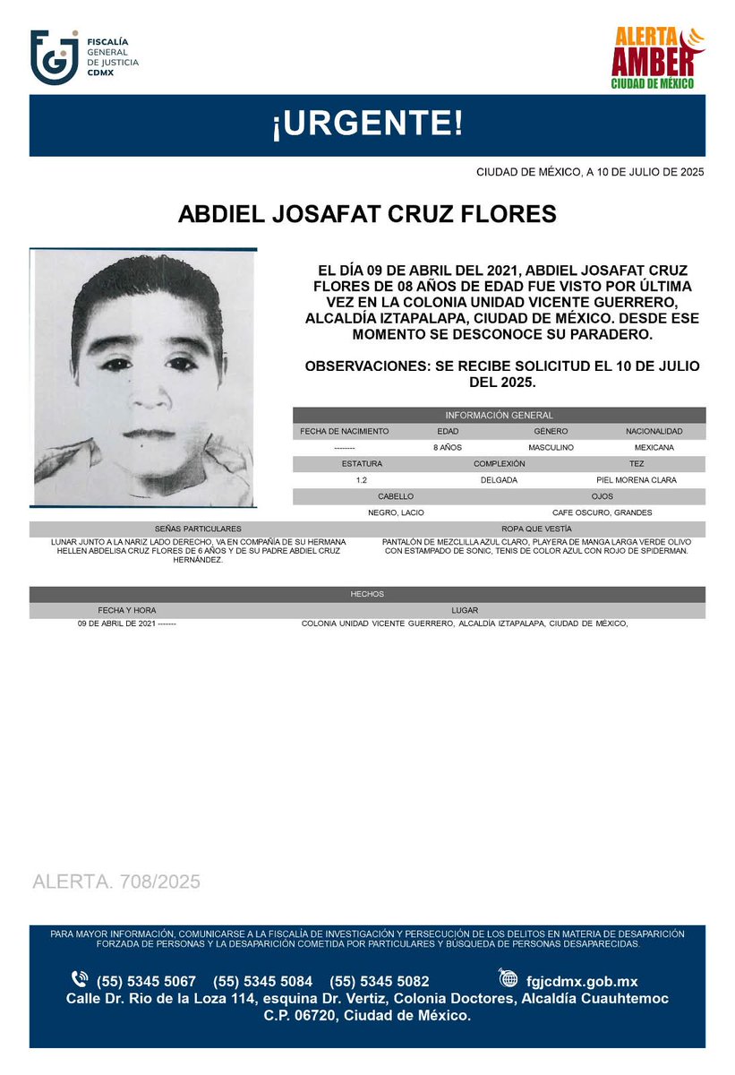 La fiscalia de la CDMX hizo una progresión de imagen tras casi 5 años de desaparecidos, según la fiscalia así es como pueden lucir mis hijxs actualmente ¿los has visto? ¿Sabes donde están?

#HellenyAbdiel mamá los sigue buscando!!
🥺🥺
<a href="/FiscaliaCDMX/">Fiscalía CDMX</a> <a href="/CitlaHM/">Citlalli Hernández Mora</a> <a href="/ClaraBrugadaM/">Clara Brugada Molina</a>