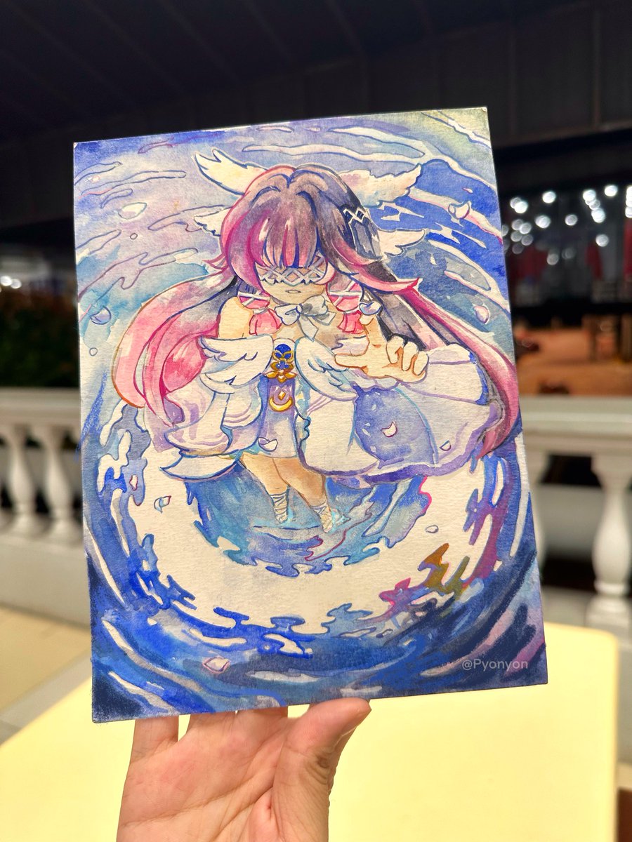 Pyonyon_'s tweet image. Idc if this X account is dead but here is my Columbina artwork, abit different from my usual style :D
#columbina #GenshinImpact