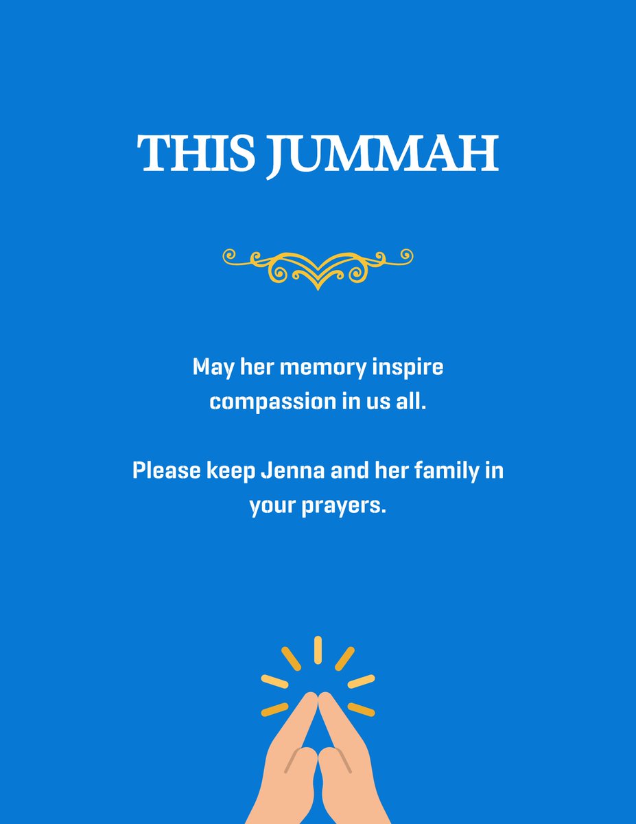 PoweredByIDEA's tweet photo. On this blessed #Jummah and International Volunteer Day, we honor the memory of Jenna Maher Qashou — a dedicated IRUSA volunteer and an aspiring University of Alabama at Birmingham student, who recently passed away. 💙

Her compassion, service, and bright spirit touched so many. May Allah grant her mercy, light, and peace. 🤲🏽

As Birmingham prepares a 35,000-meal pack for families in need, we remember Jenna’s legacy of kindness and the impact she leaves behind.

Please keep her and her family in your dua‘a. 💙