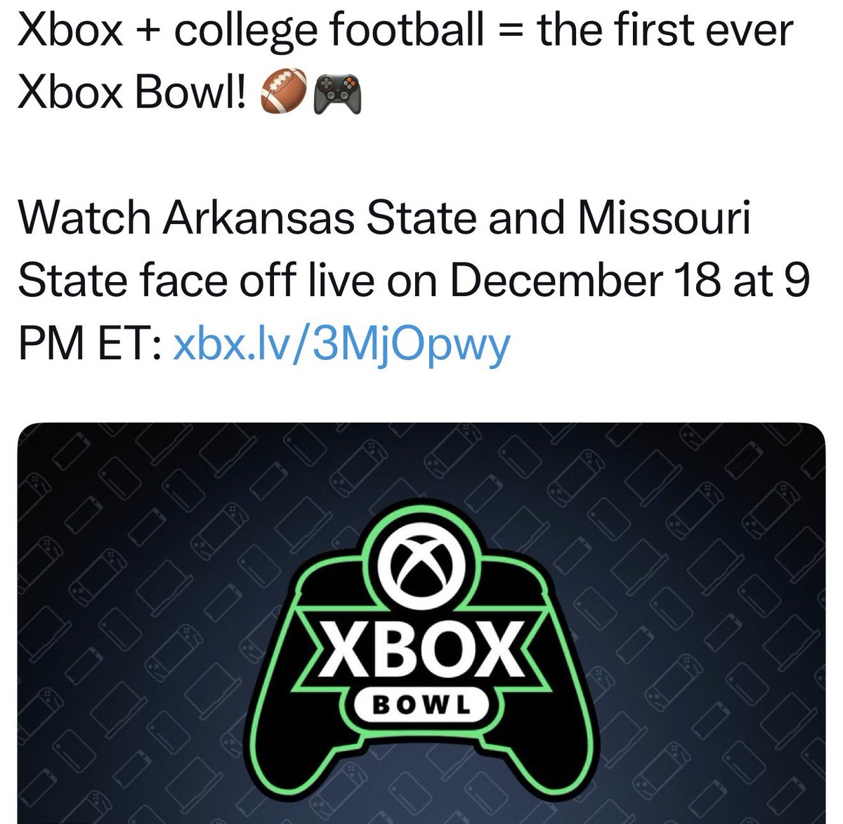 Excited about this! Kick-off the bowl season here!