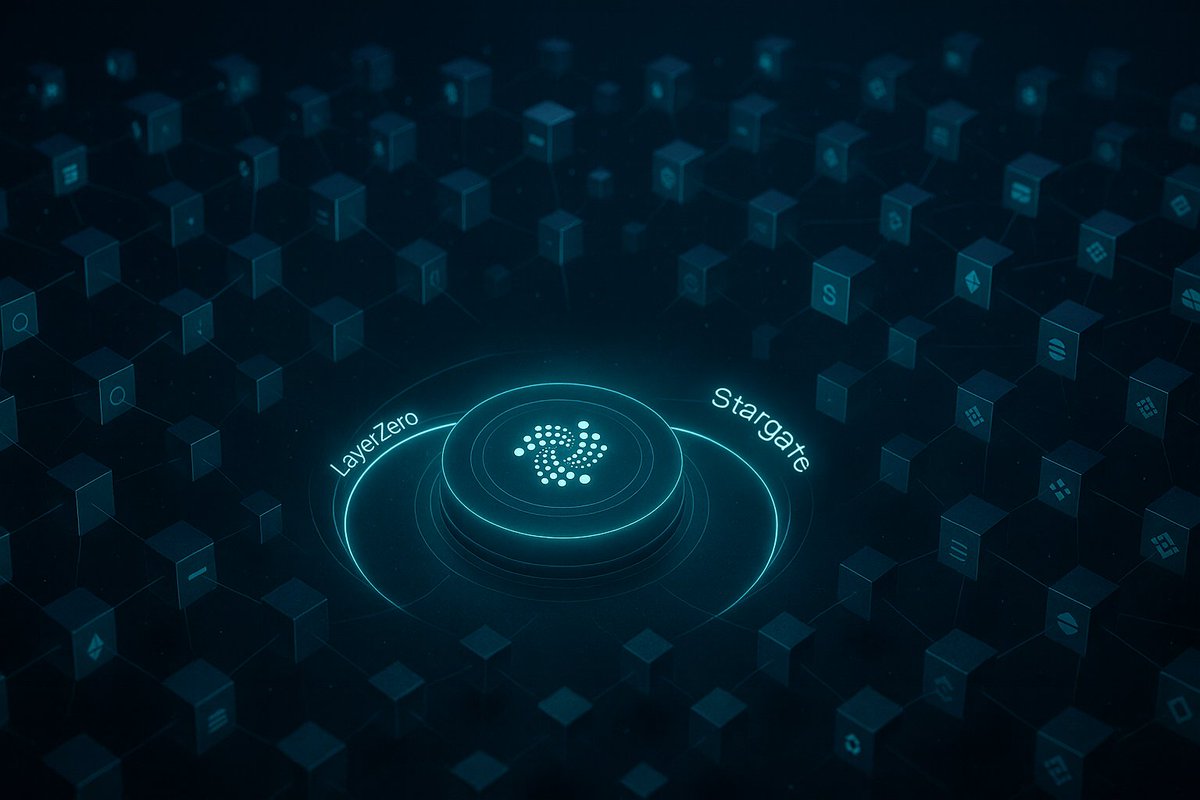 IOTA just quietly became omnichain.
With <a href="/LayerZero_Core/">LayerZero</a>  and <a href="/StargateFinance/">Stargate | Fast Swaps - Now Live</a>  plugged into <a href="/iota/">IOTA</a>  Mainnet, it can now talk to blockchains and their liquidity – including Ethereum, Solana, Base, BSC and many (150+) more.
Here’s why this is a turning point for IOTA and for