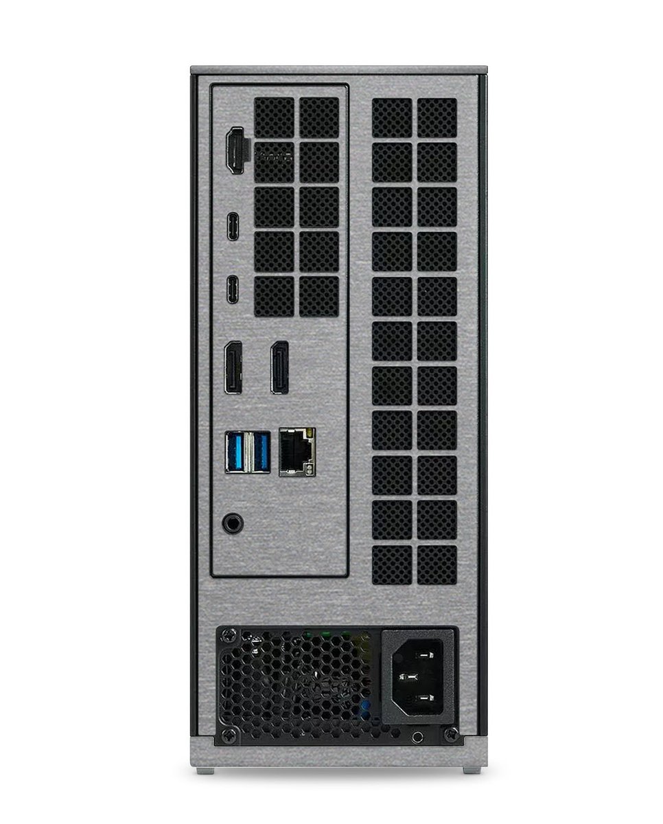 Ah, the Framework Desktop.  This was a really fun one to do.  The vents on the back piece are cut to spec, rather than undersized to stretch.  Using the tack tape method made install much easier!  We will be doing more mini PC's like this in the future.

m2skins.pulse.ly/rhrkosjufp