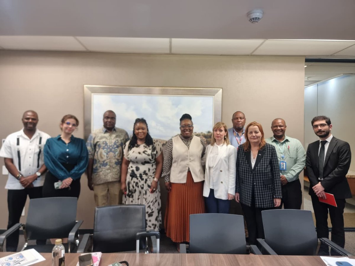 Today we had a fruitful meeting with the representatives from DIRCO with our colleagues from TİKA, Mrs.Nergis Sağlık Head of Legal Consultancy and Mr. Emre Dalkılıç Asistant Specialist