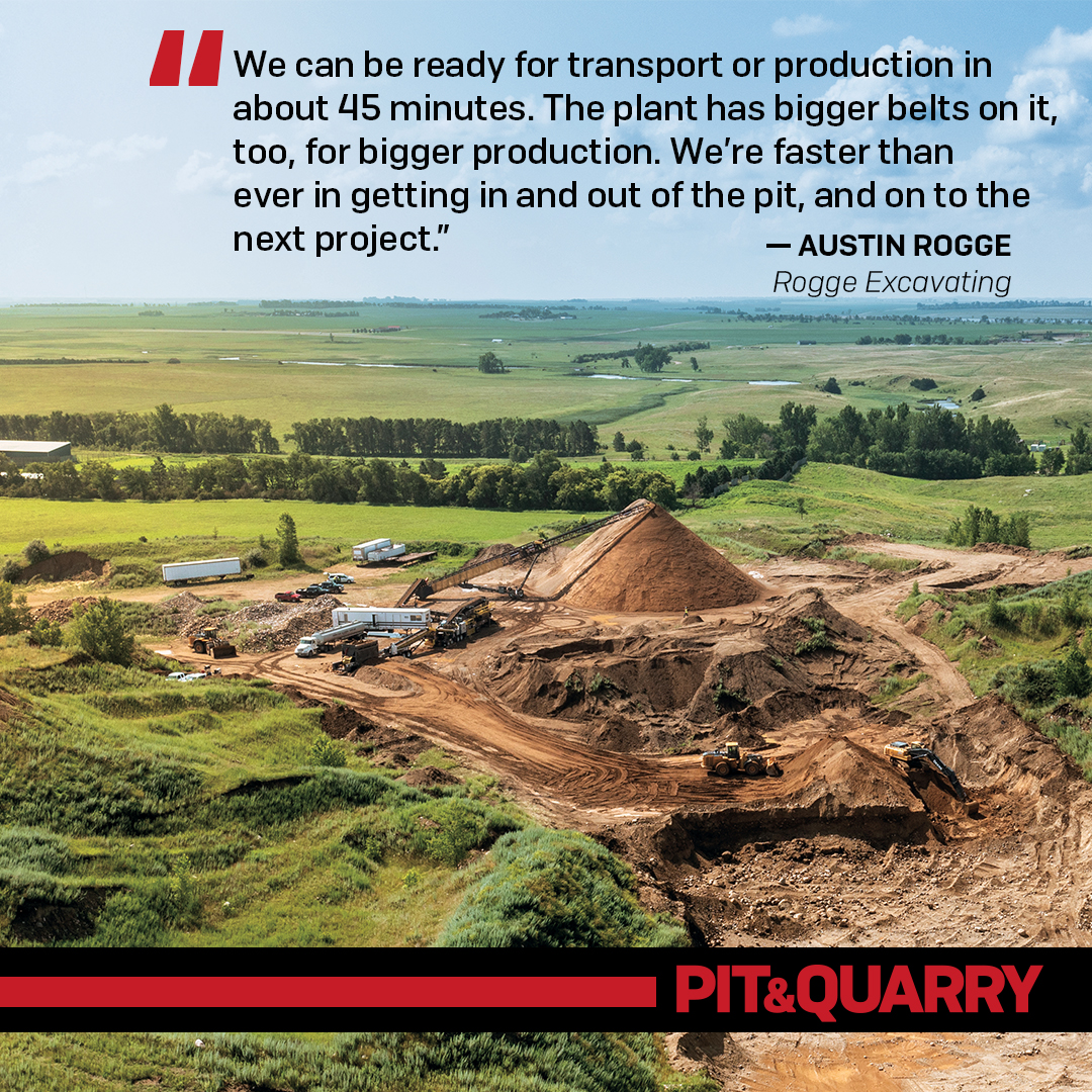 Rogge Excavating is marking eight years as a contract crusher with a major expansion, doubling its production capacity to meet increasing market demand.

Read about the company’s growth and the steps behind this achievement: heyor.ca/TJYMMv

(Photo: Superior Industries)