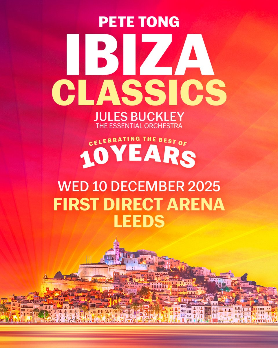 fdarena's tweet photo. ⏳One week to go...

until the arena's biggest party with @petetong!🌅 

Still a few tickets remaining, don't miss out - https://t.co/rwYK2E229i
#leeds #petetong #axstickets https://t.co/E5PQniT3Ez